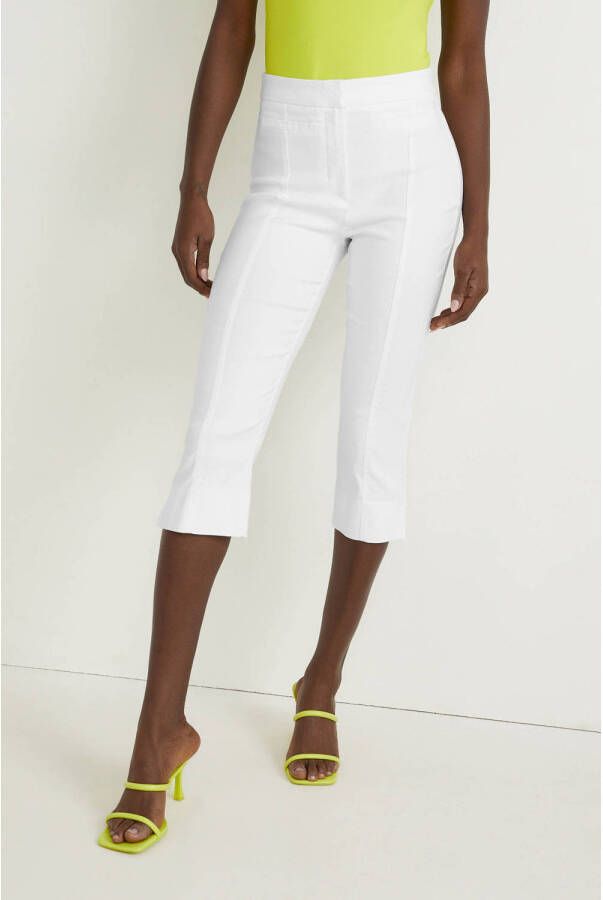 C&A high waist skinny broek wit