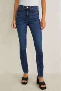 C&A high waist slim fit jeans dark denim