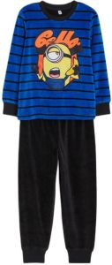 C&A Minions pyjama blauw zwart