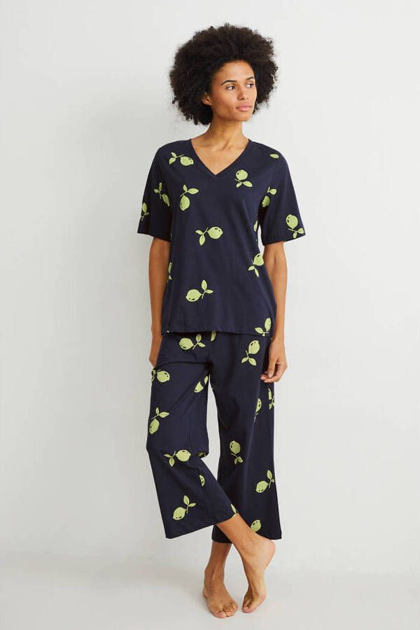 C A pyjama donkerblauw Kledingwinkel