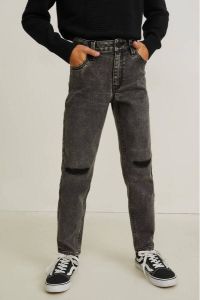 C&A regular fit jeans donkergrijs