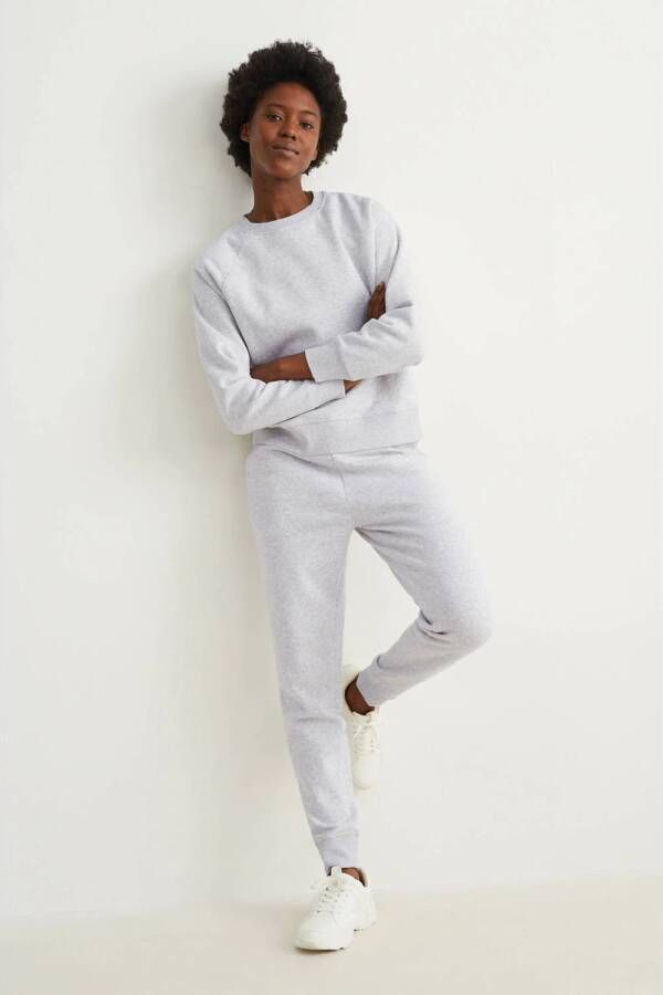 C&A relaxed joggingbroek grijs