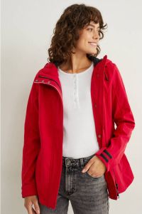 C&A softshell jas rood