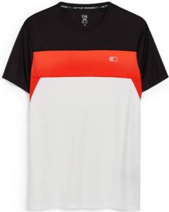 C&A sport T-shirt wit rood zwart