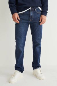 C&A straight fit jeans donkerblauw
