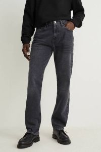 C&A straight fit jeans zwart
