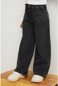 C&A wide leg jeans black denim