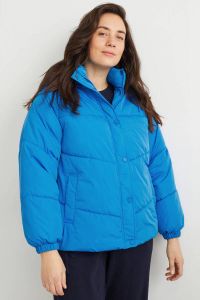 C&A XL gewatteerde jas blauw