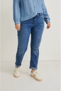 C&A XL high waist slim fit jeans blauw