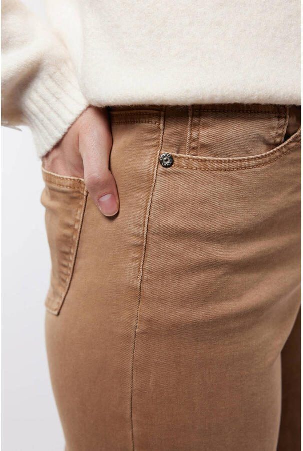 C&S The Label wide leg regular waist broek camel - Foto 2
