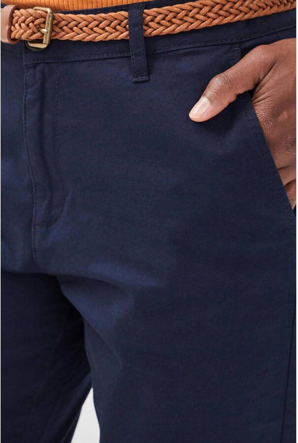 Cache 7 8 chinobroek slim fit donkerblauw - Foto 3