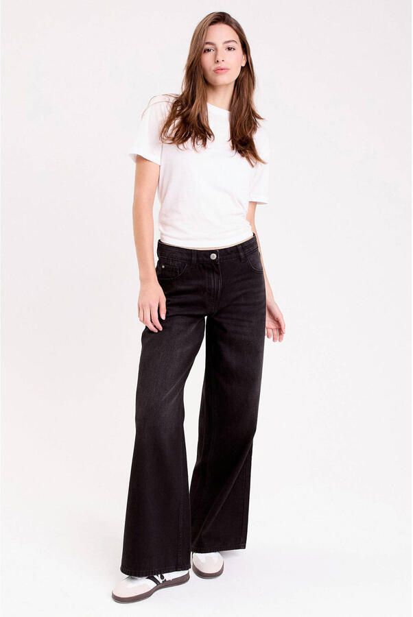 Cache baggy jeans black denim - Foto 3