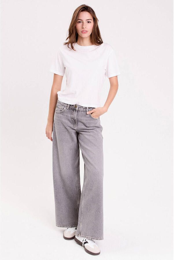Cache baggy jeans grey denim - Foto 2