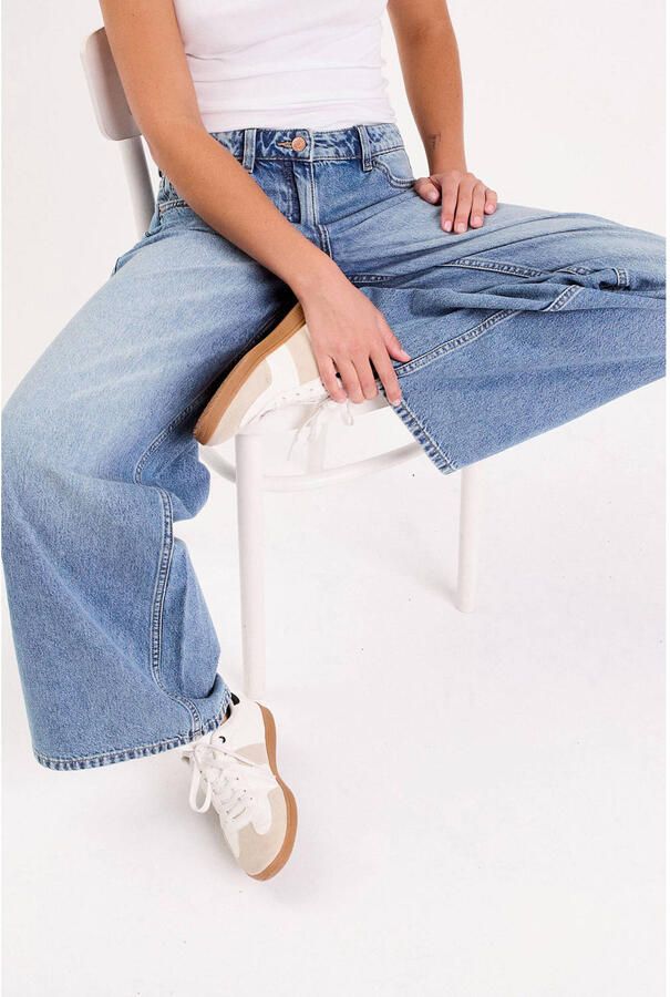 Cache baggy jeans medium blue denim - Foto 2