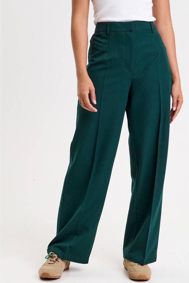 Cache barrel high waist pantalon donkergroen - Foto 3