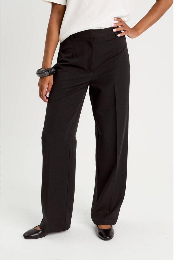 Cache barrel high waist pantalon zwart - Foto 3