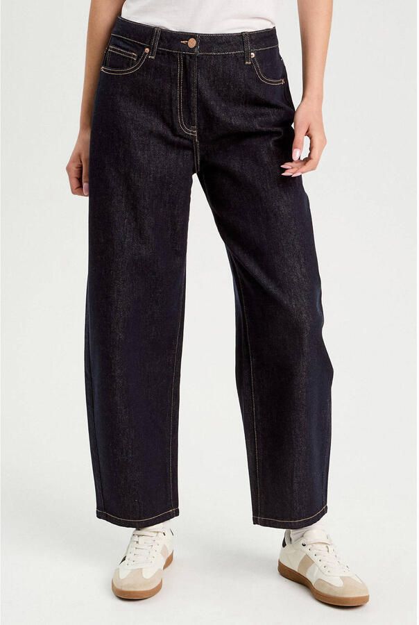 Cache barrel jeans dark blue denim - Foto 2