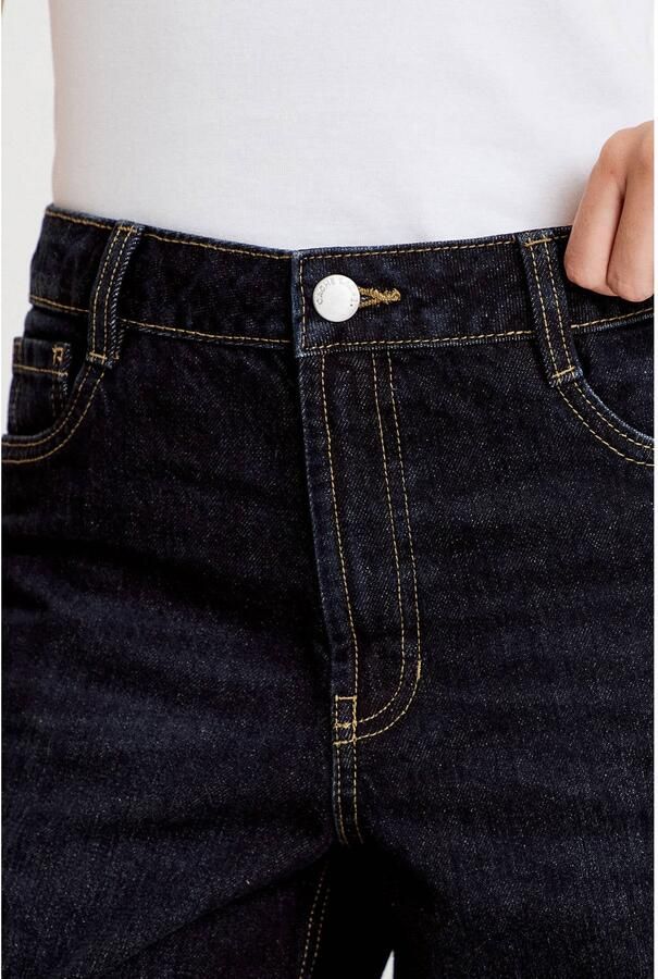 Cache barrel jeans donkerblauw - Foto 2