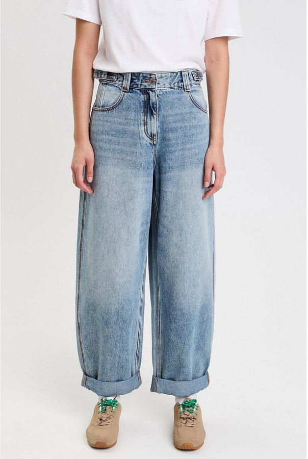 Cache barrel jeans lichtblauw