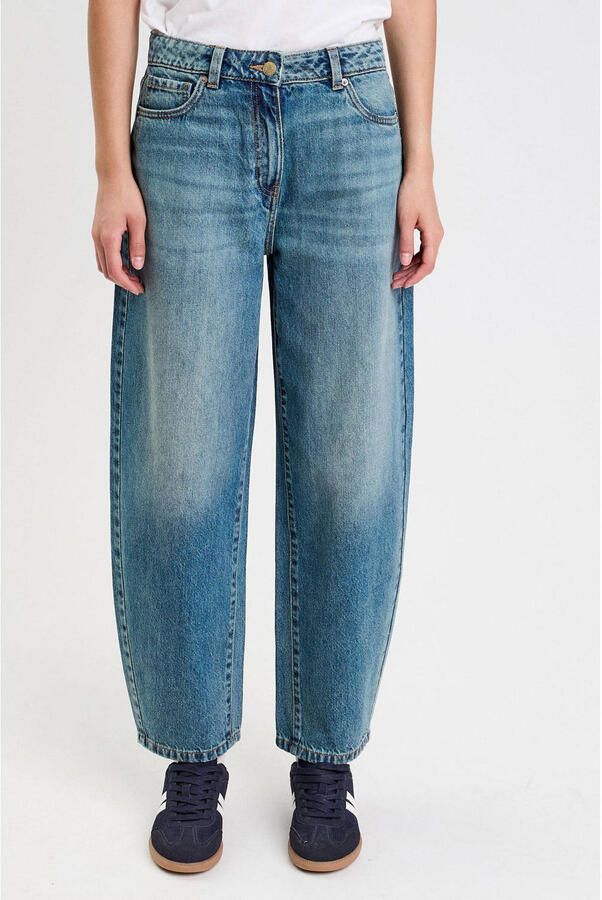 Cache barrel jeans medium blue denim
