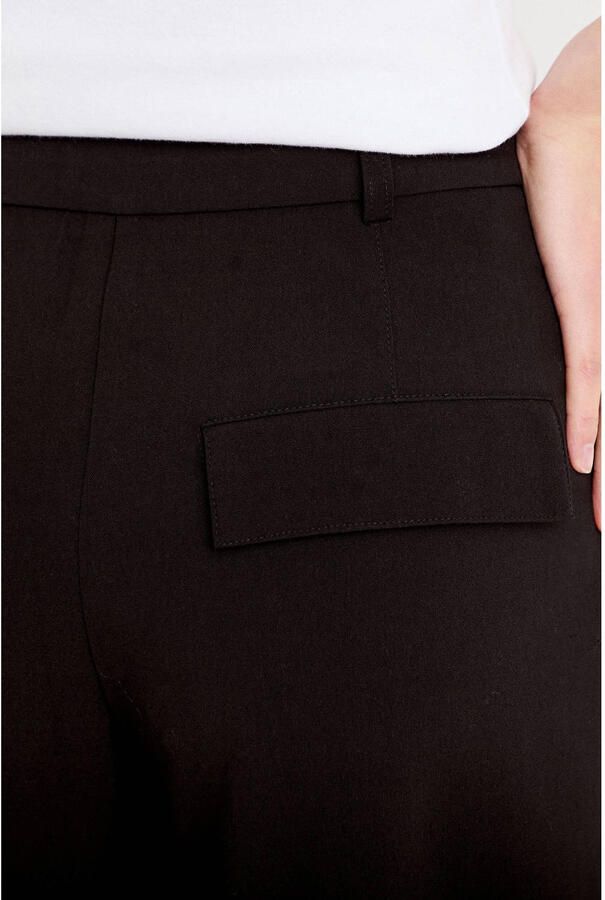 Cache barrel regular waist pantalon zwart - Foto 2