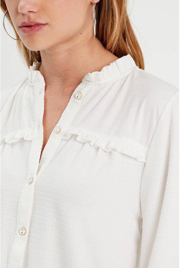Cache blouse ecru - Foto 2