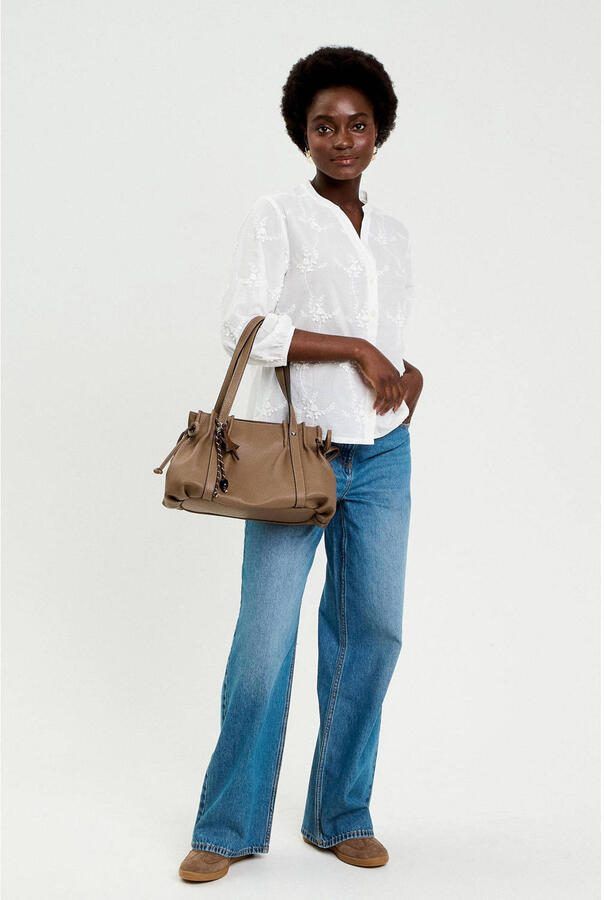 Cache blouse ecru - Foto 2