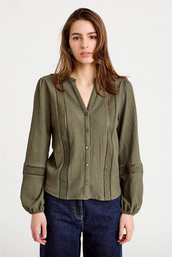Cache blouse groen