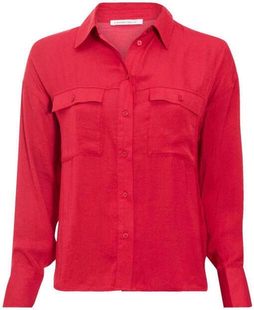 Cache blouse rood