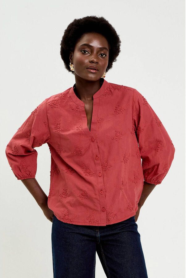 Cache blouse rood