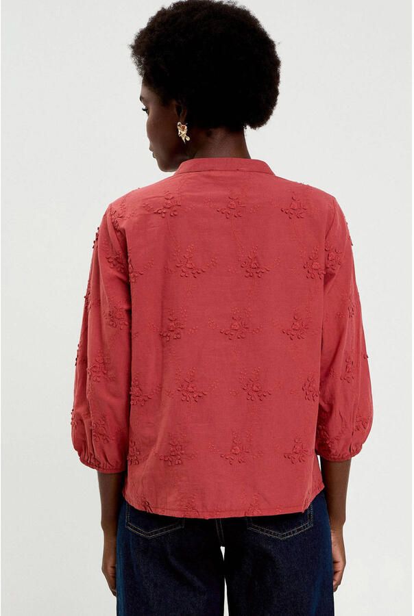 Cache blouse rood - Foto 2