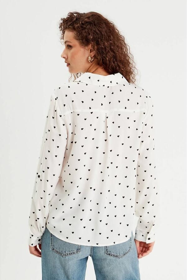 Cache blouse wit - Foto 3