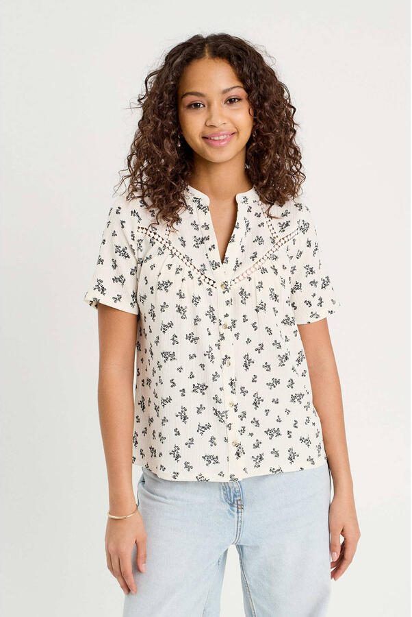 Cache blouse wit