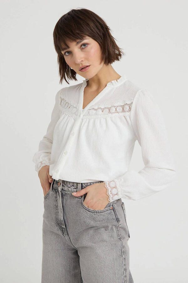 Cache blouse wit - Foto 2