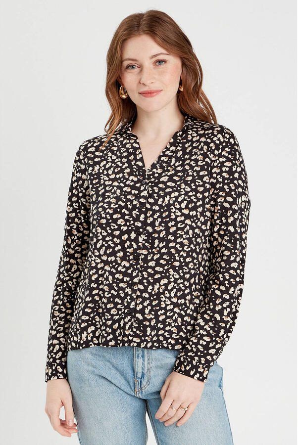 Cache blouse zwart