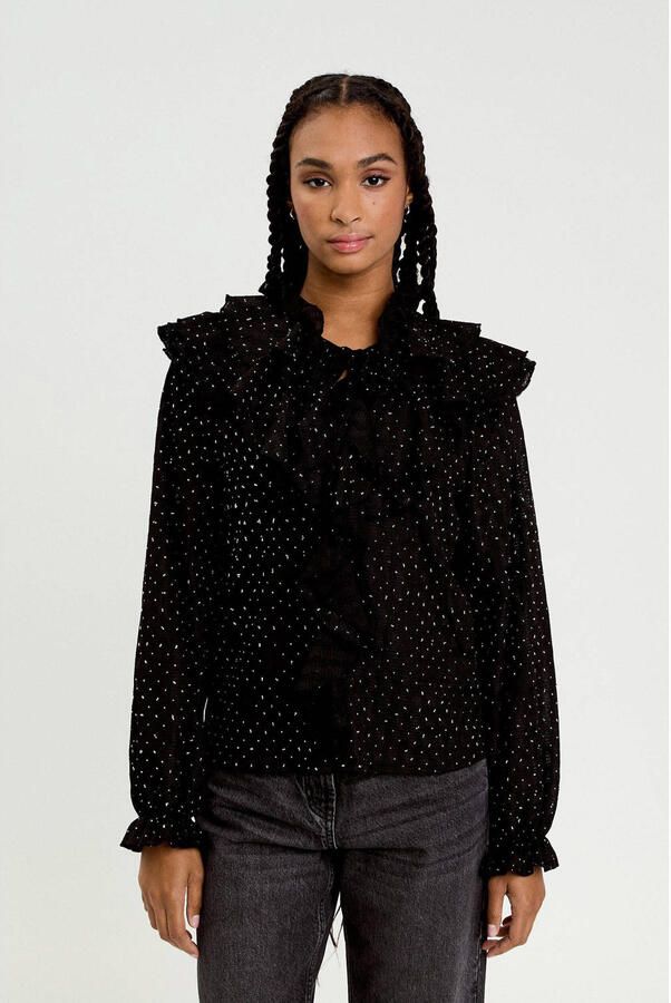 Cache blouse zwart
