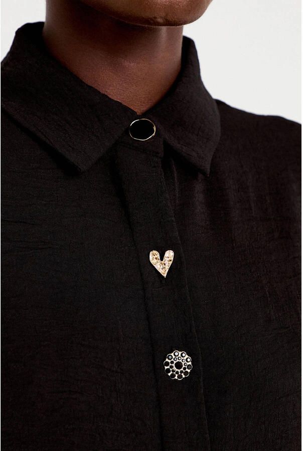 Cache blouse zwart - Foto 2