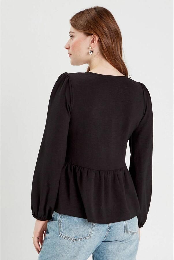 Cache blousetop zwart - Foto 2