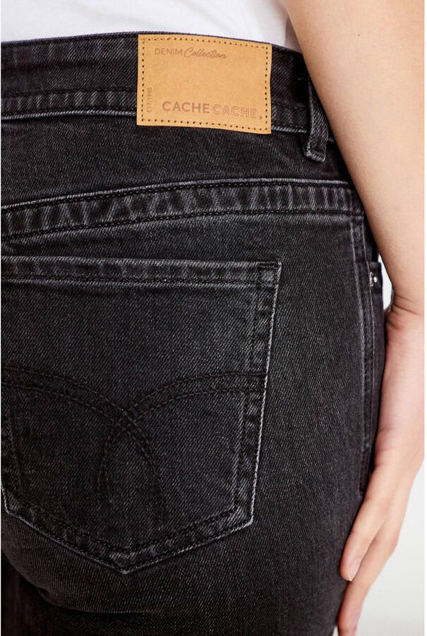 Cache bootcut jeans black denim - Foto 2