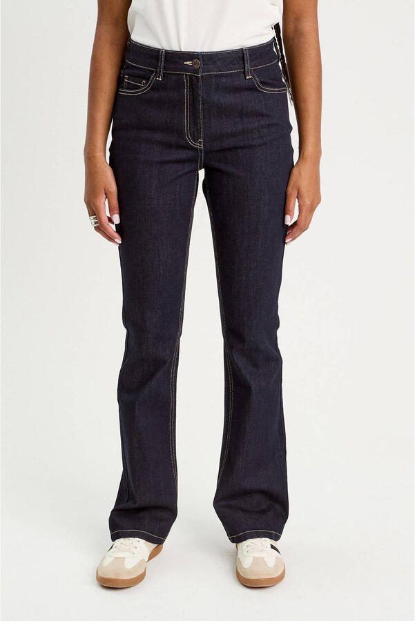 Cache bootcut jeans dark blue denim