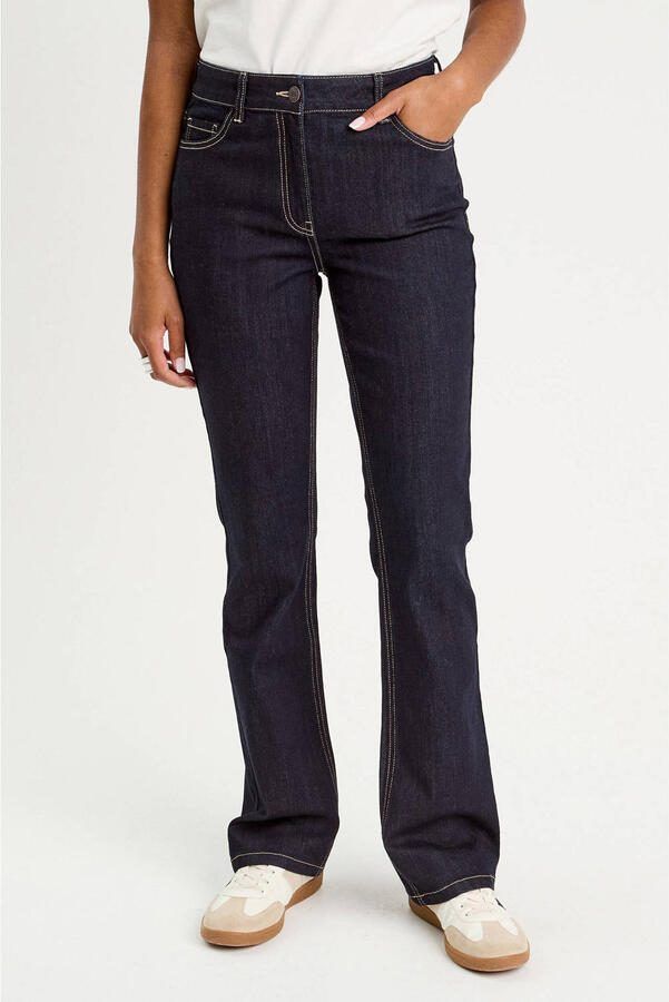 Cache bootcut jeans dark blue denim - Foto 2