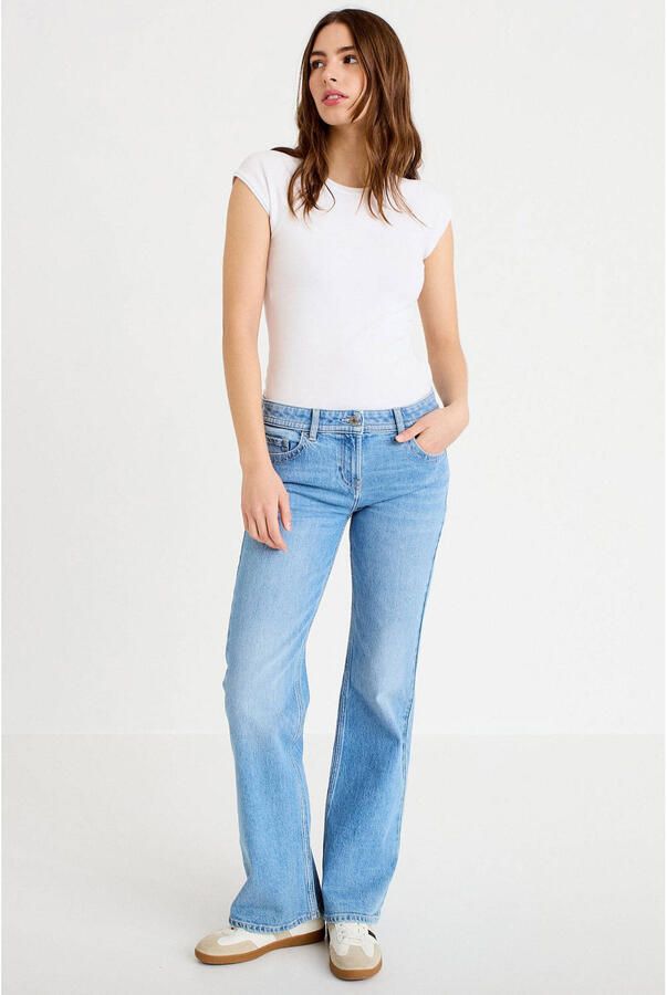 Cache bootcut jeans light blue denim - Foto 2