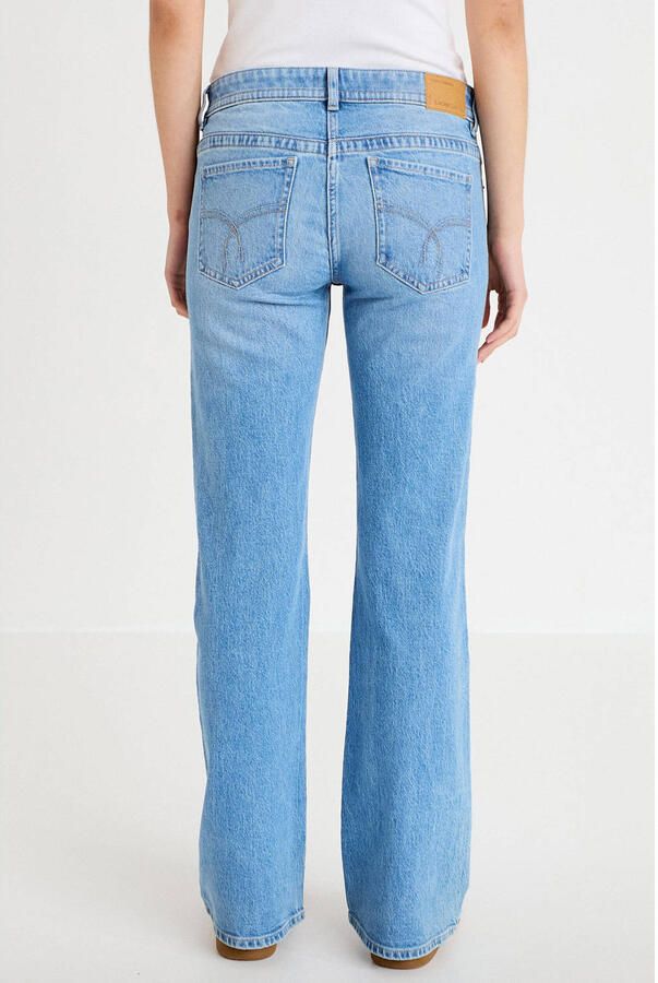 Cache bootcut jeans light blue denim - Foto 3