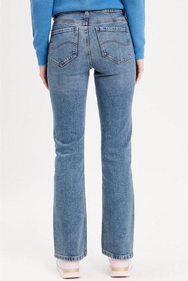 Cache bootcut jeans medium blue - Foto 2