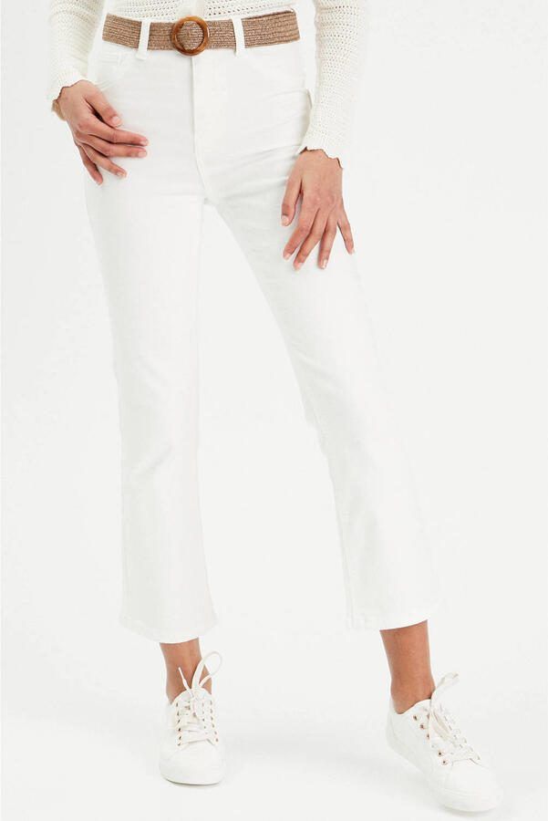 Cache bootcut jeans wit - Foto 3
