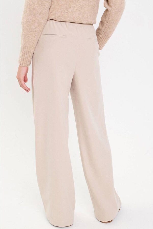Cache bootcut regular waist casual broek beige - Foto 3