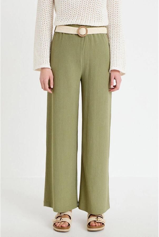 Cache casual broek kakigroen