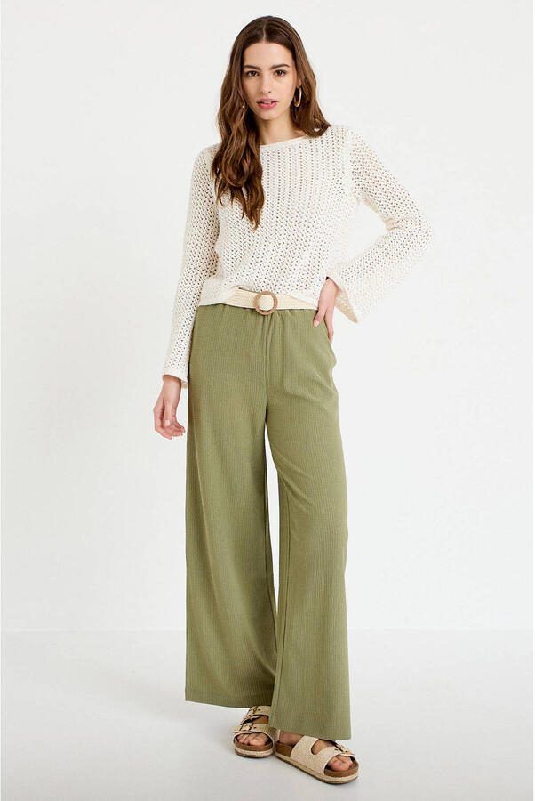 Cache casual broek kakigroen - Foto 2