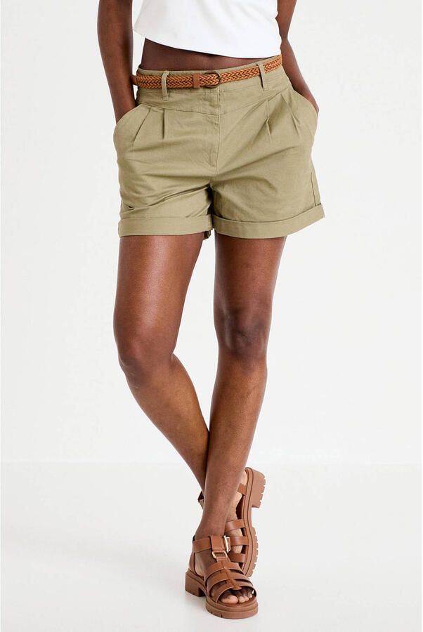 Cache casual short kakigroen
