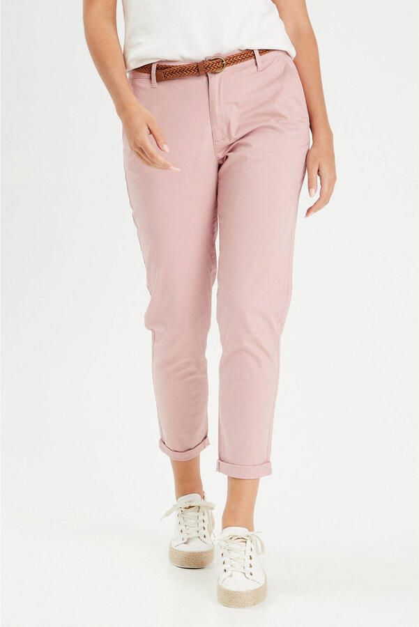 Cache cropped regular fit chino lichtroze